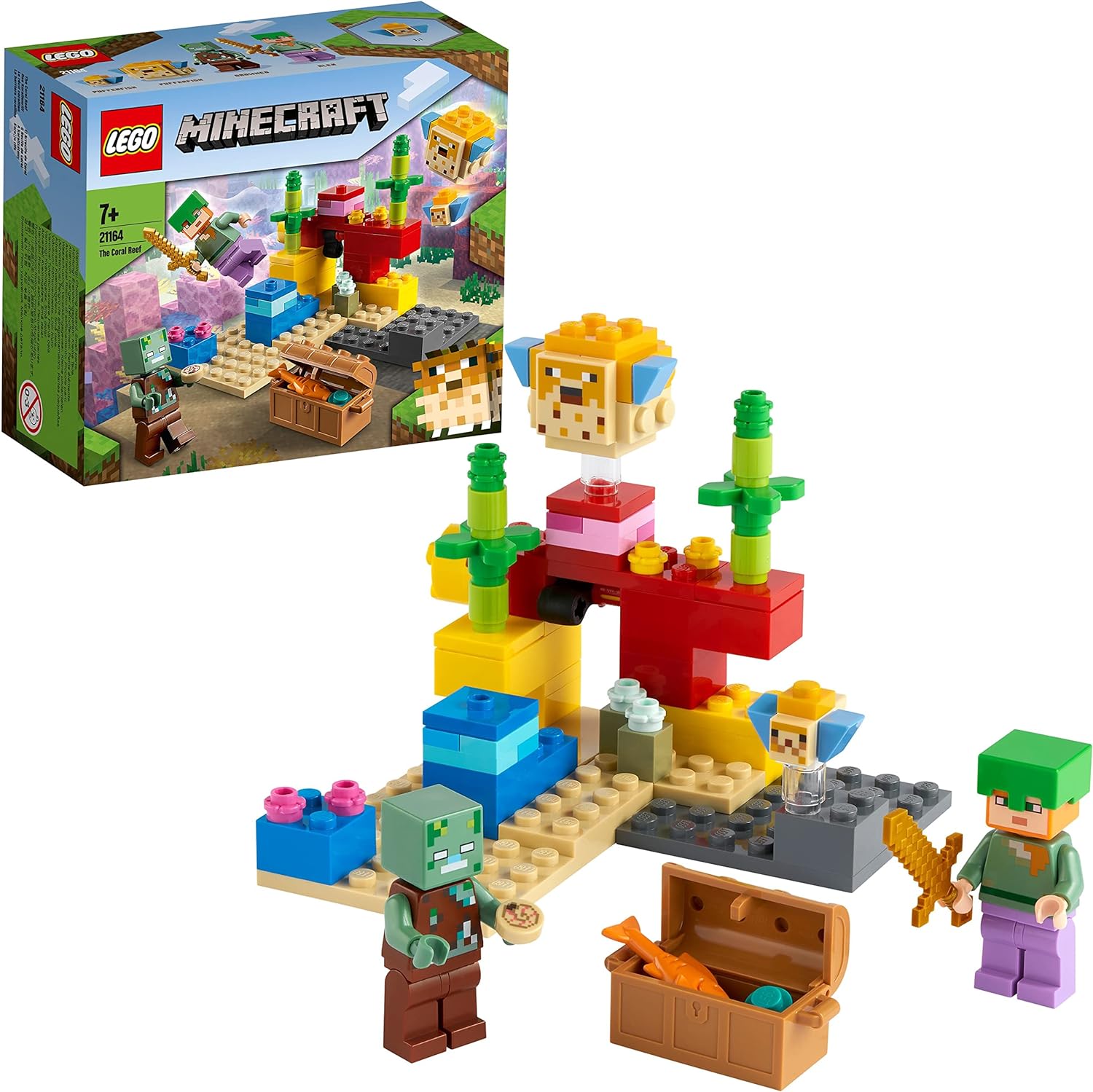LEGO Minecraft 21164 Das Korallenriff (EOL), Neuware