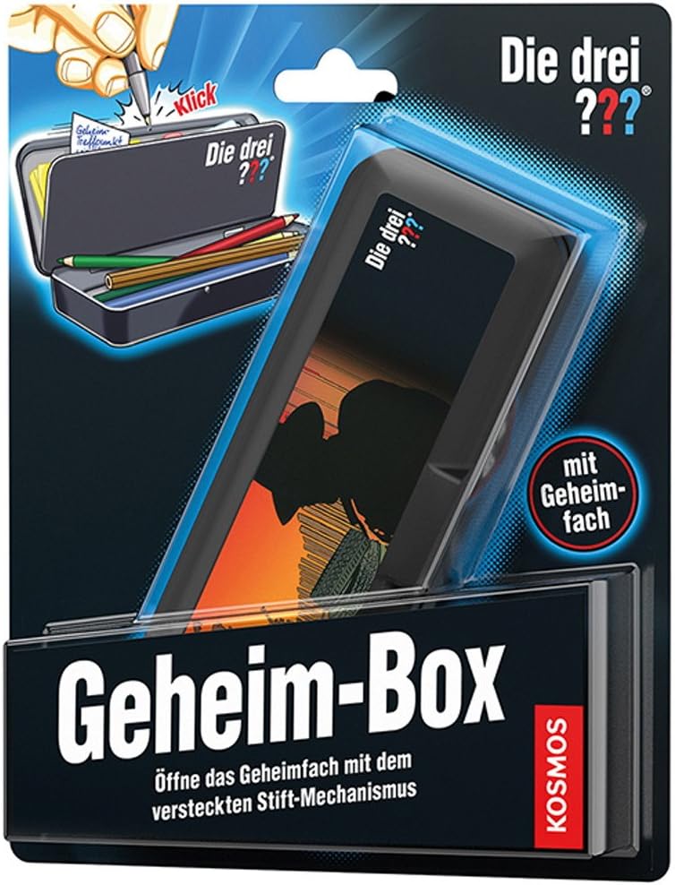 Die drei ??? Geheim-Box von KOSMOS, Detektiv Gadgets, Detektivspielzeug, Detektiv Ausrüstung, Detektiv Set, Neuware