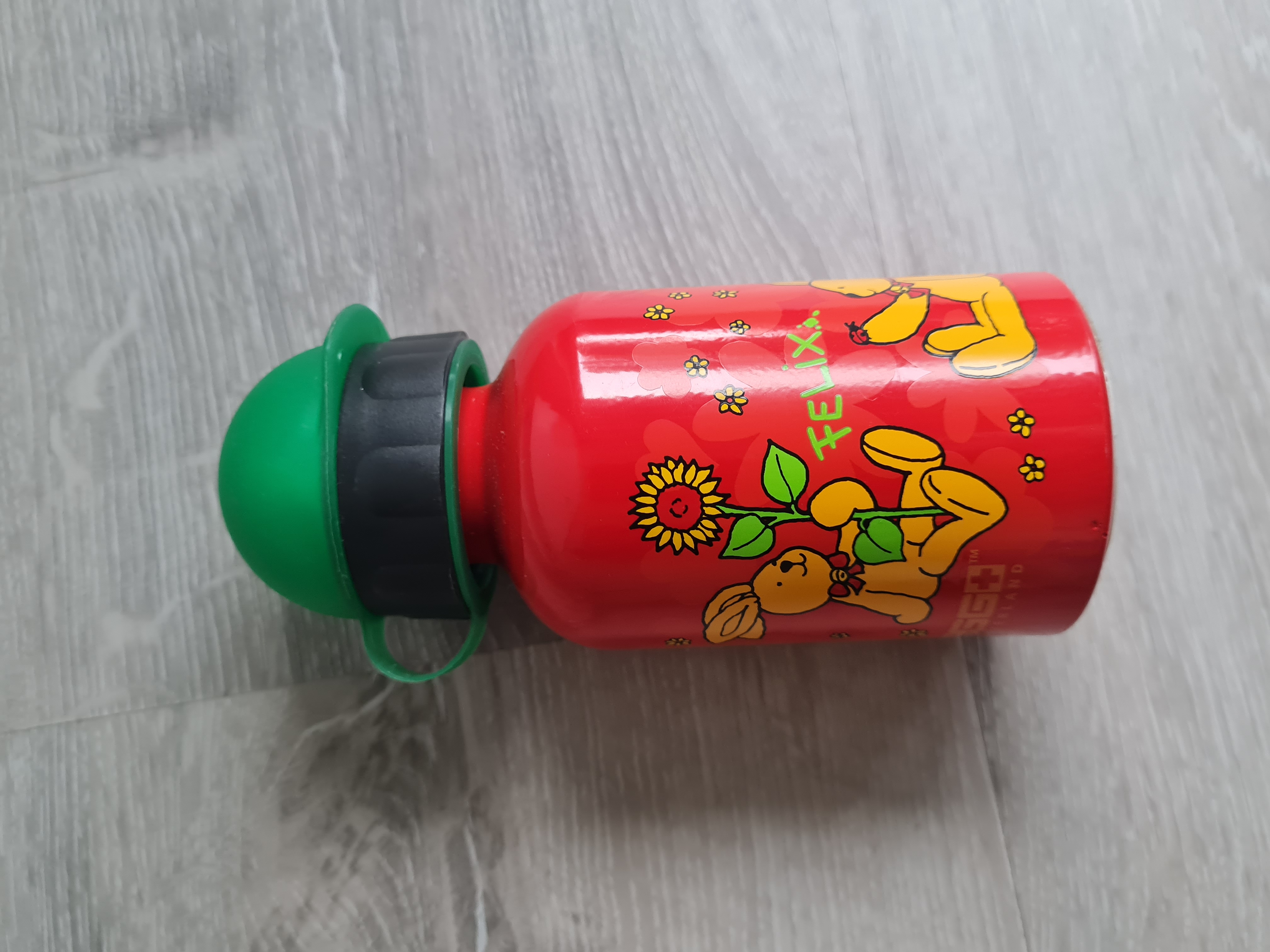 Alu-Trinkflasche Felix in Garten, 0,3l, Neuware