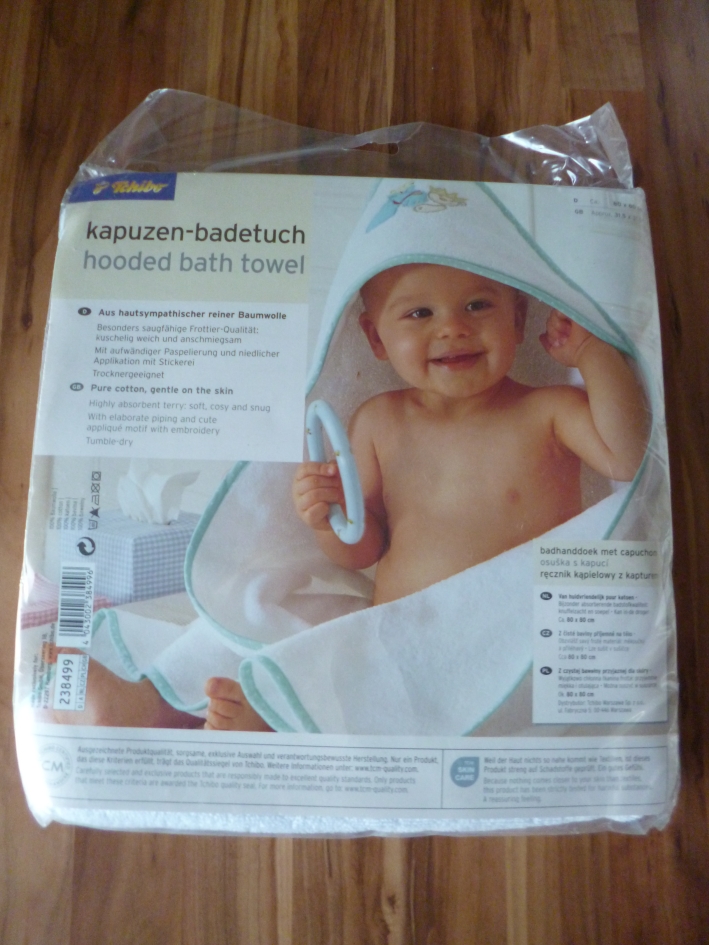 Tchibo Kapuzen-Badetuch, Neuware
