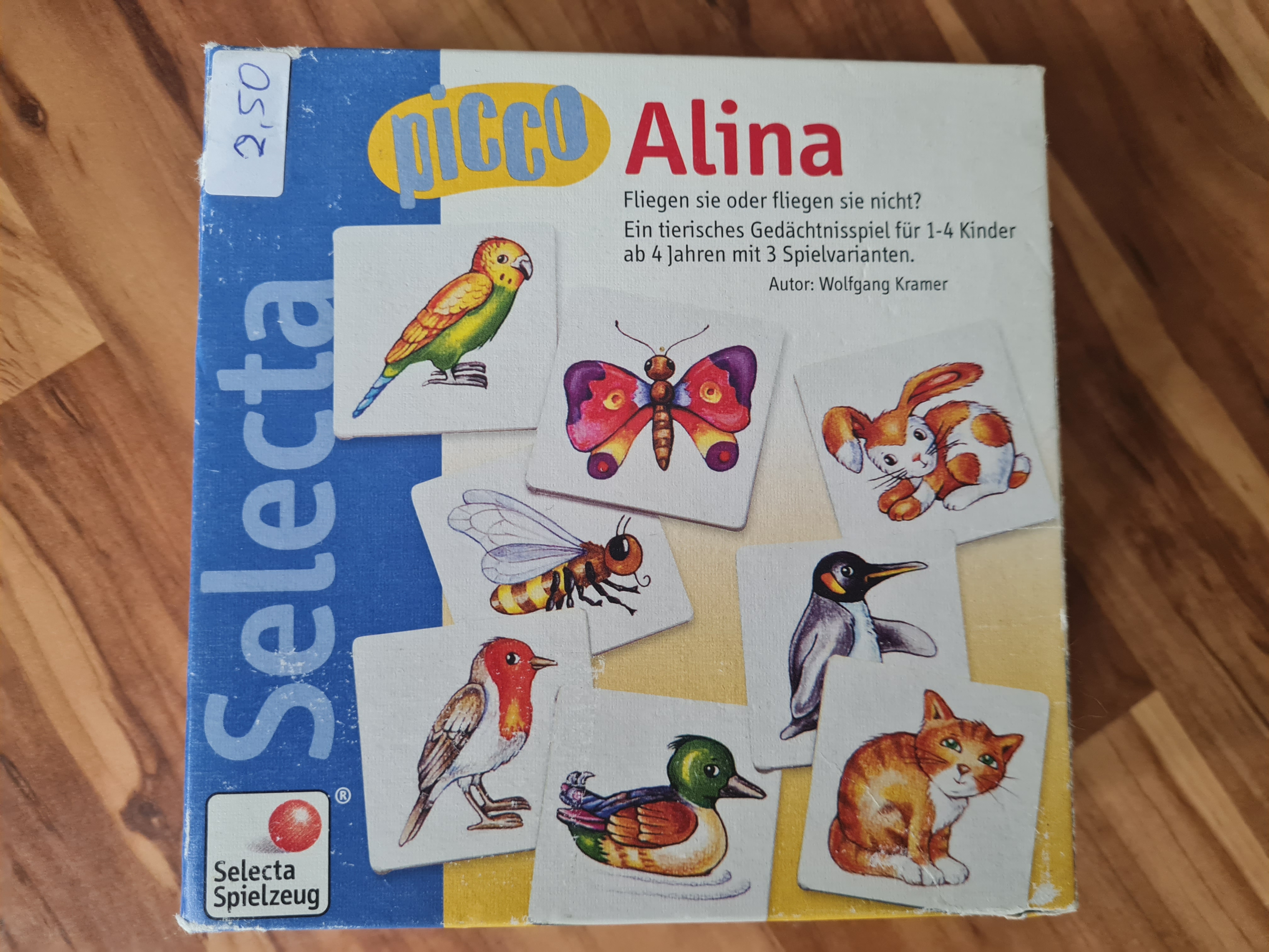 Alina - Fliegen sie oder fliegen sie nicht? Ein tierisches Gedächtnisspiel mit 3 Spielvarianten