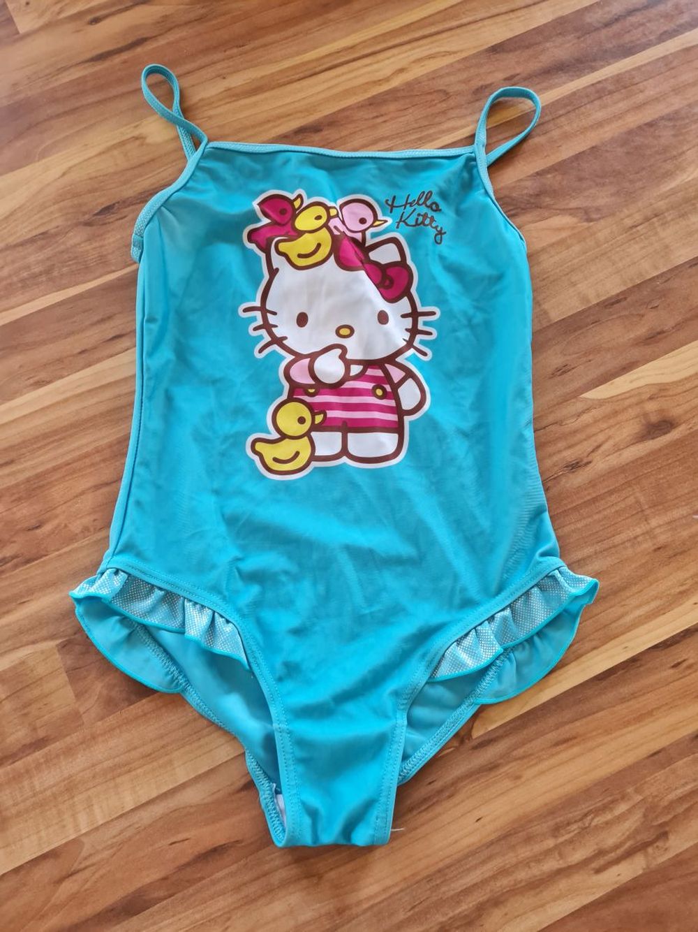 Badeanzug "Hello Kitty" Gr. 128/134, Secondhand
