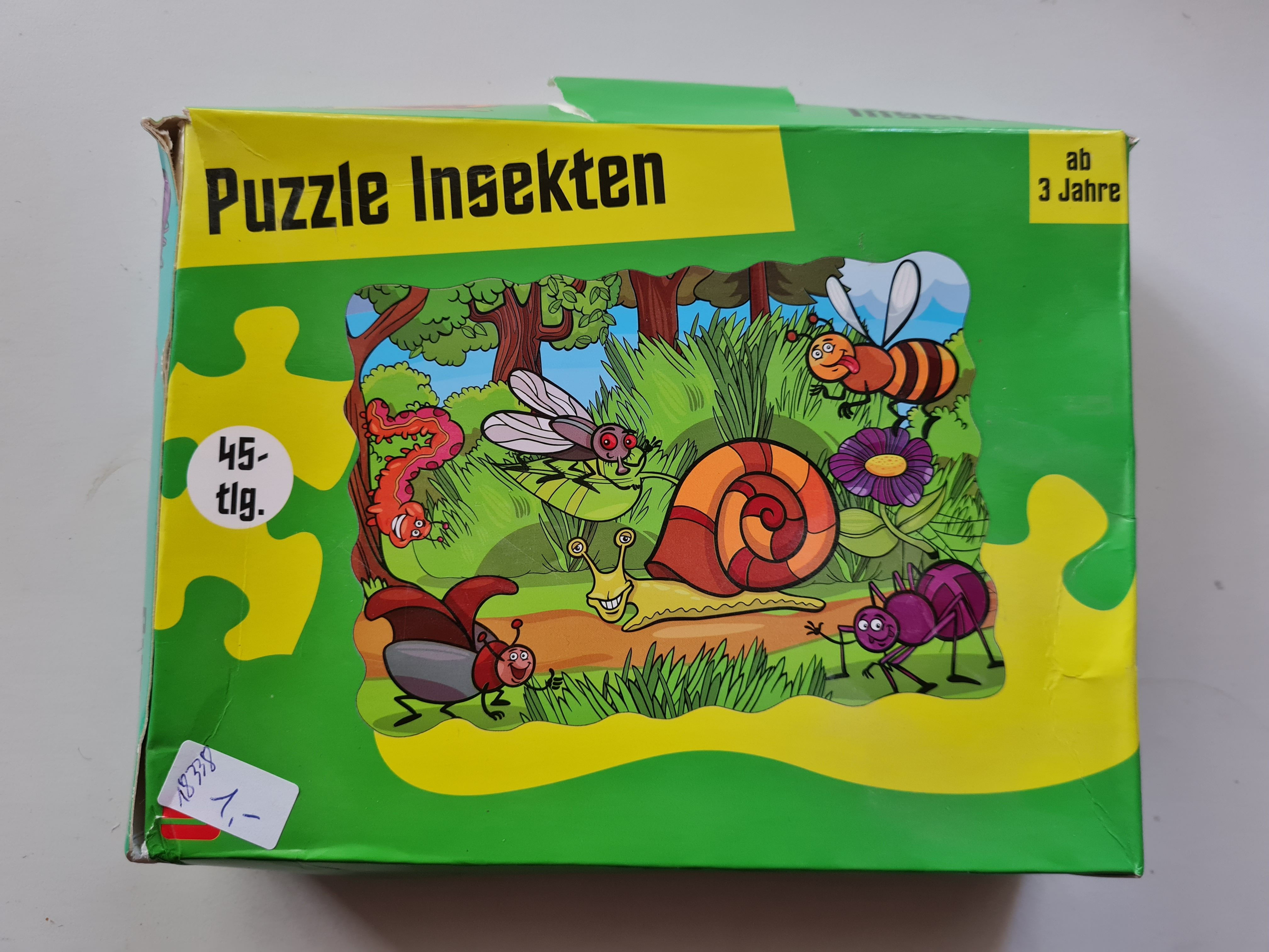 Puzzle Insekten, 45 Teile
