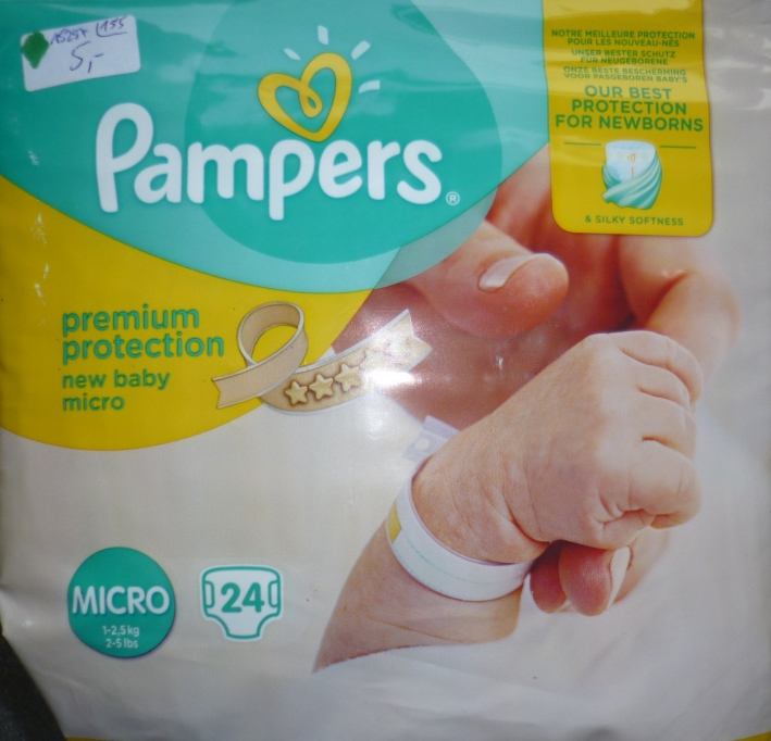 Pampers New Baby Windeln Gr. Micro (0), Frühgeborene, Neuware