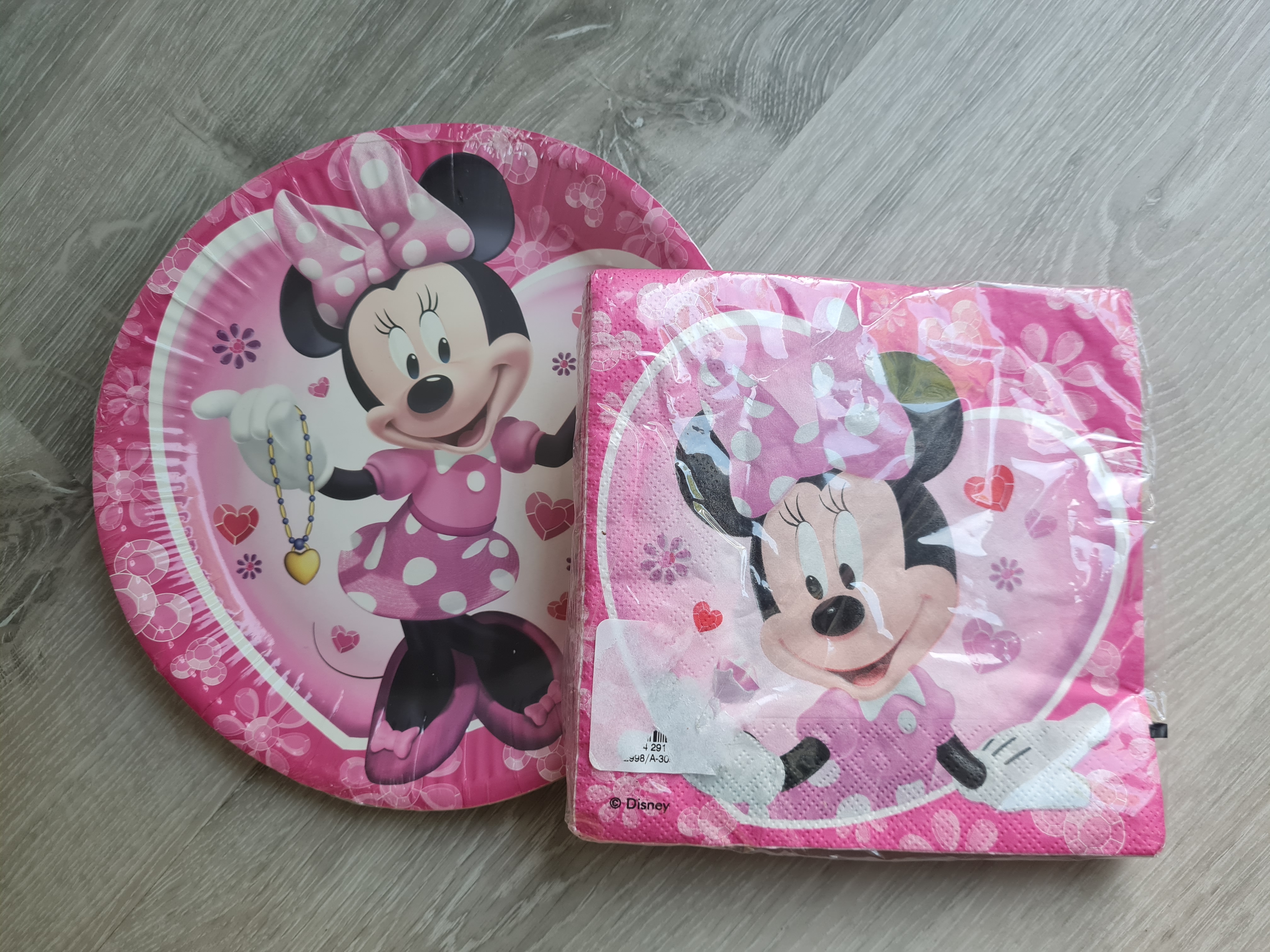Party-Set für 10 Personen, Minnie Mouse-Motiv, Neuware