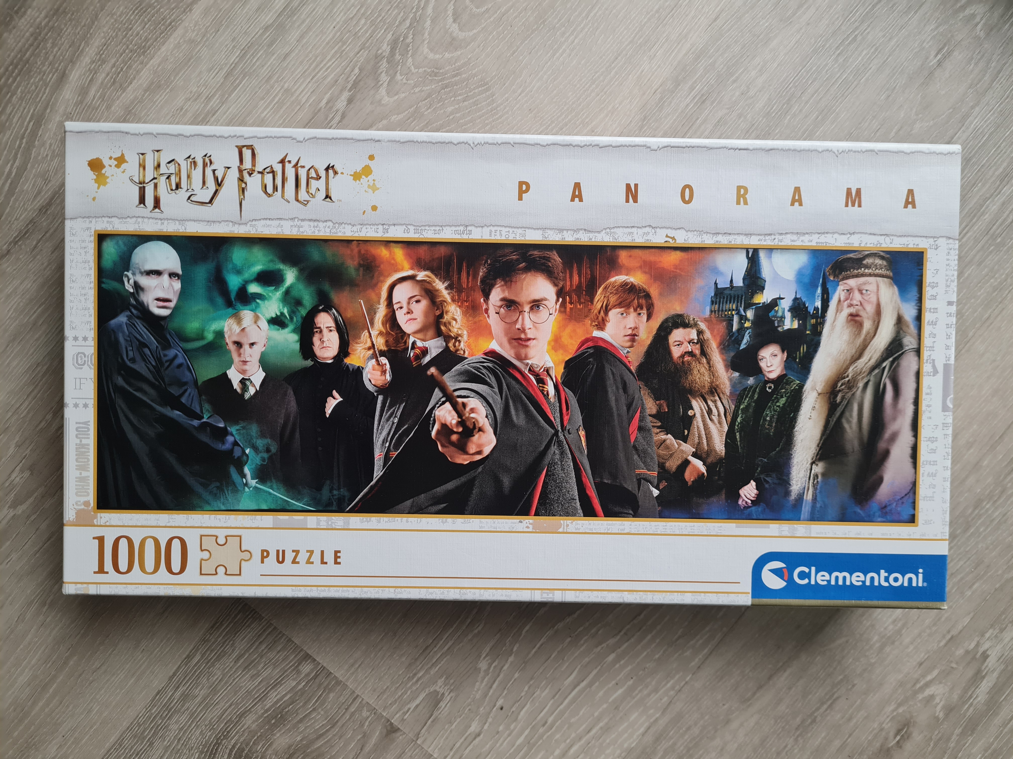 Clementoni 61883 Panorama Harry Potter – Puzzle 1000 Teile ab 9 Jahren, Erwachsenenpuzzle mit Panoramabild