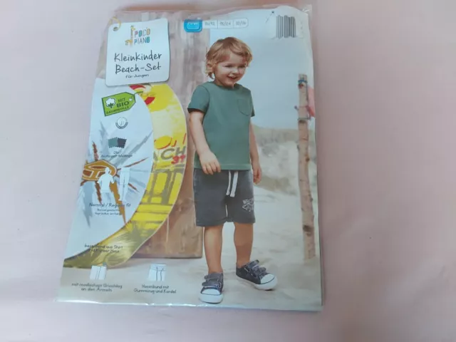 Beach-Set Jungen, Gr. 110/116, T-Shirt und Shorts, Neuware