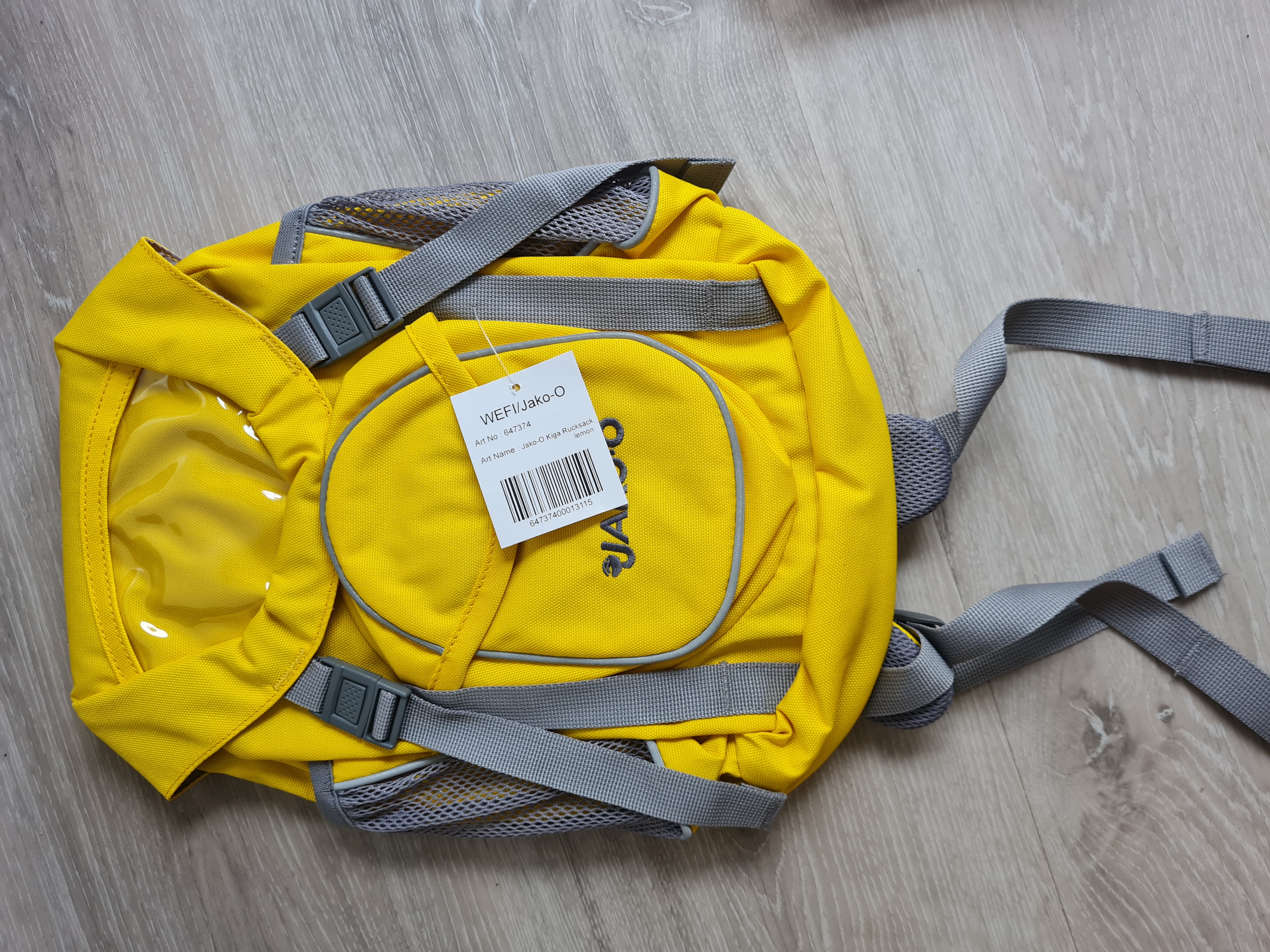 Jako-o Kindergarten-Rucksack, lemon, Neuware