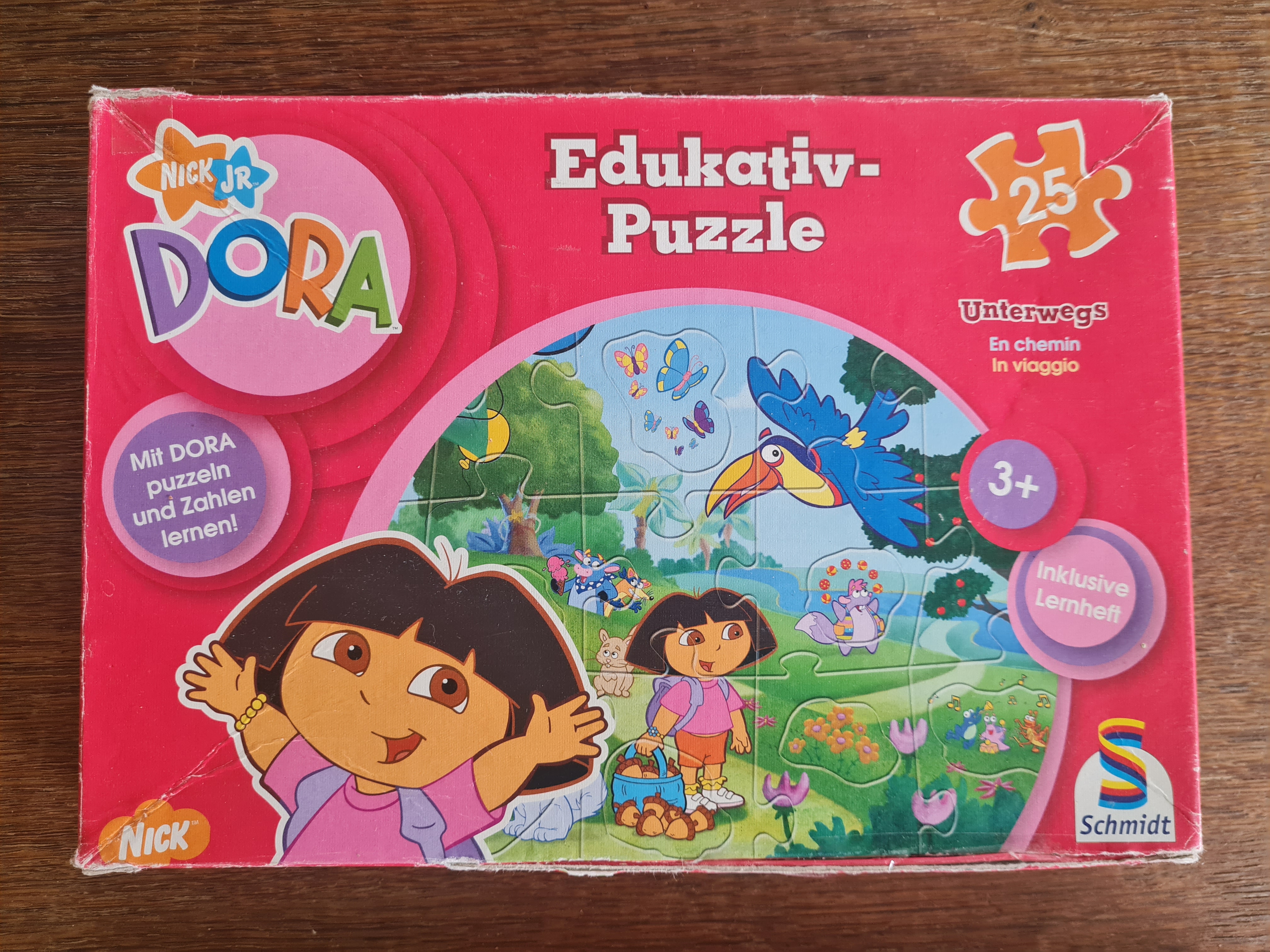 Edukativ-Puzzle Dora, Unterwegs, 25 Teile
