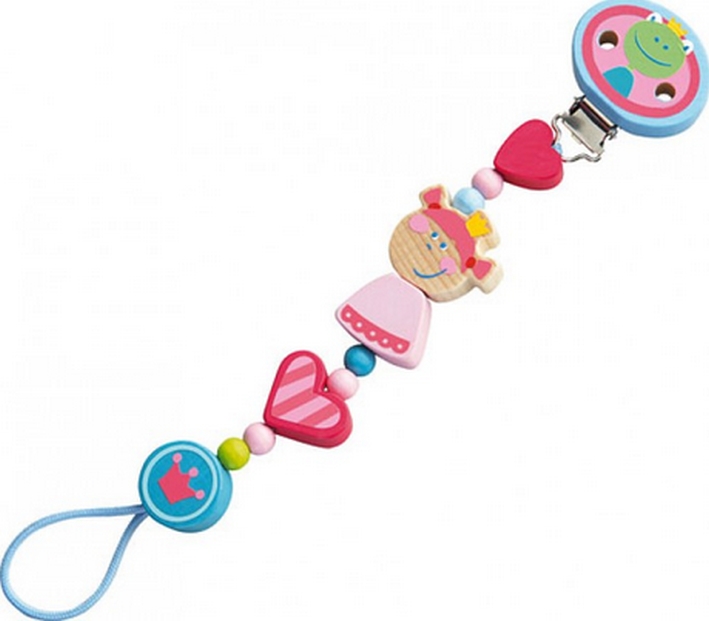 HABA 3993 Schnullerkette Herzprinzessin, Neuware