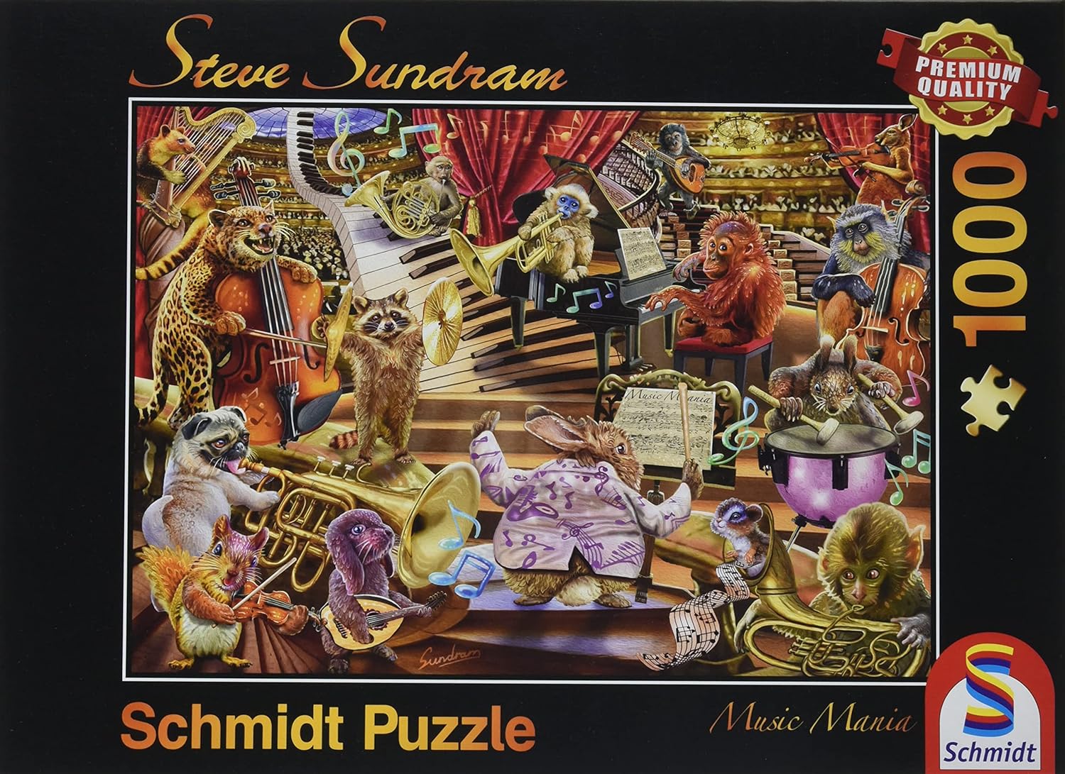 Steve Sundram, Music Mania, 1000 Teile Puzzle, Nr. 59664, Neuware