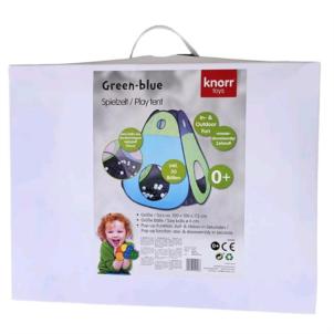 Knorrtoys Spielzelt "Green-blue" inkl. 30 Bälle, Neuware