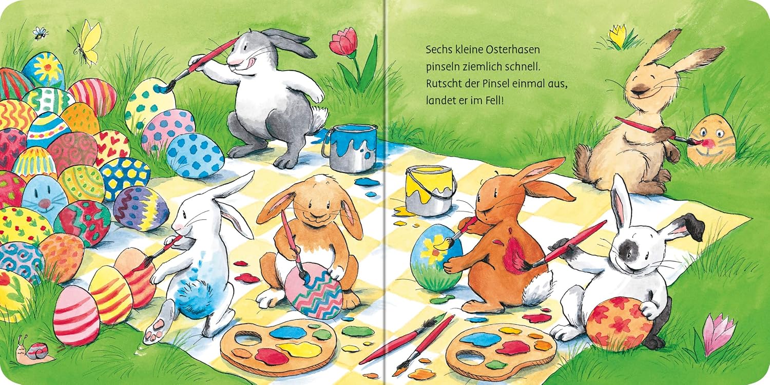 Eier, Farbe, fertig, los! Pappbilderbuch, Neuware