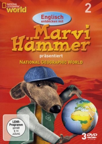 National Geographic - Marvi Hämmer präsentiert: Englisch entdecken mit Marvi Hämmer, Box 2, 3 DVDs, Neuware