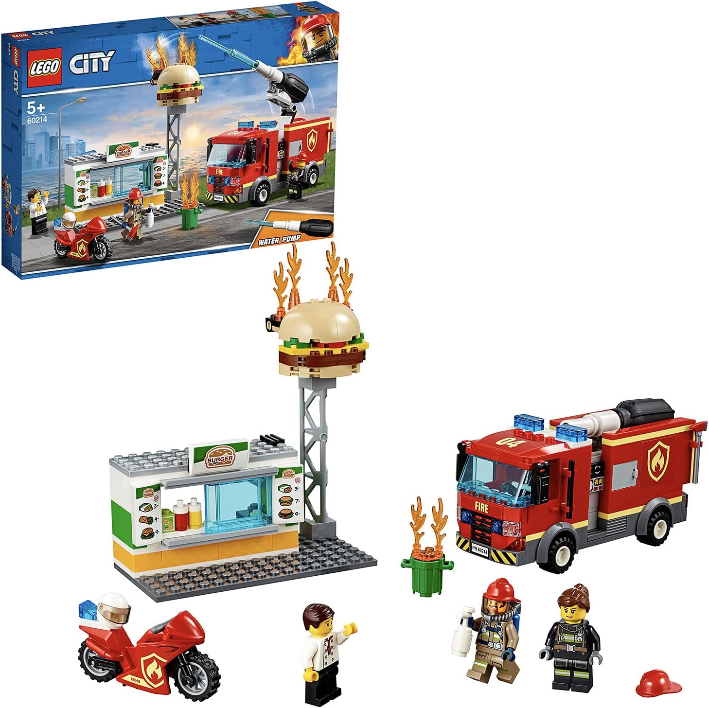 LEGO City 60214 Feuerwehreinsatz im Burger-Restaurant, Neuware