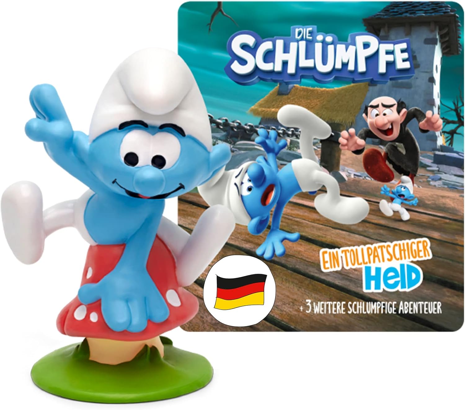 Tonies Content-Tonie Die Schlümpfe - Ein tollpatschiger Held & 3 weitere schlumpfige Abenteuer, Neuware