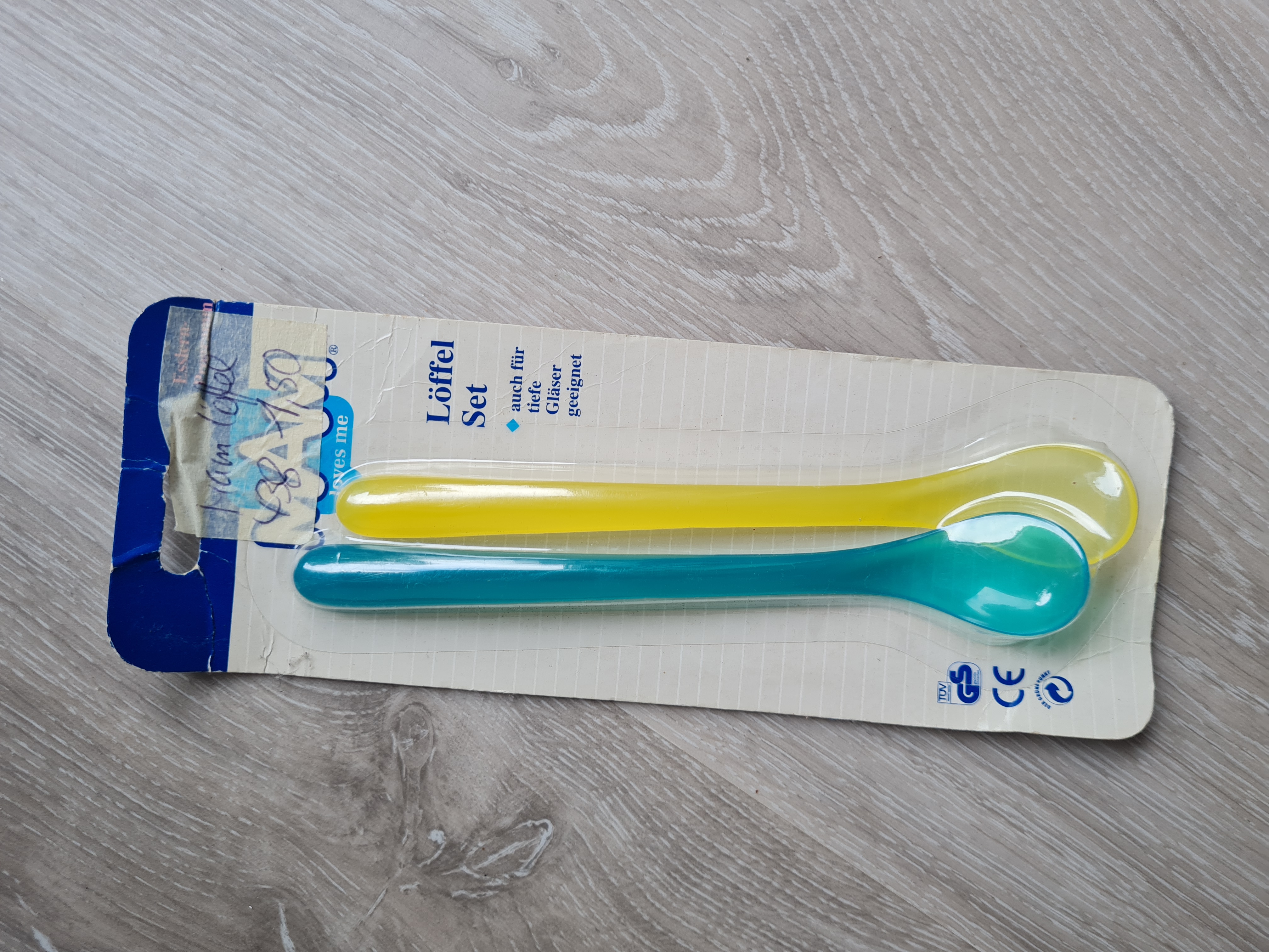 Löffel-Set, auch für tiefe Gläser geeignet, Neuware