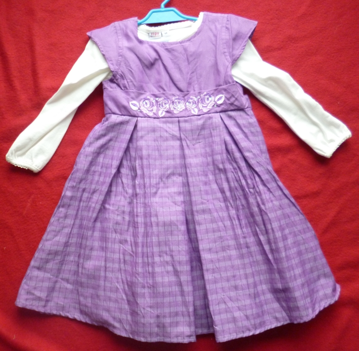 Festliches Kleid mit Shirt Gr. 98, Neuware