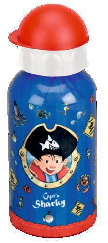 Alu-Trinkflasche Capt'n Sharky, 0,4l, Neuware
