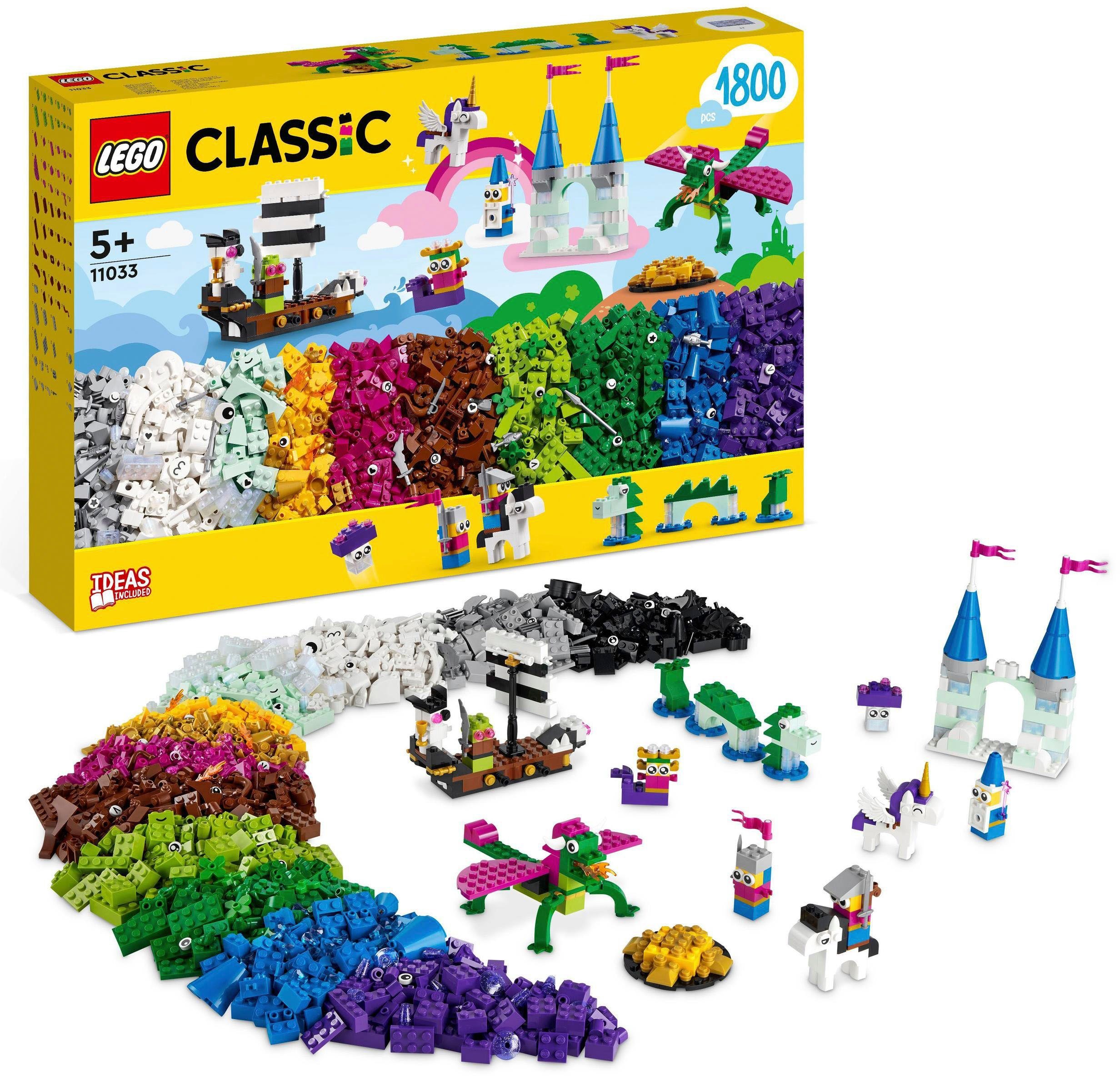 LEGO Classic 11033 Fantasie-Universum Kreativ-Bauset, Neuware