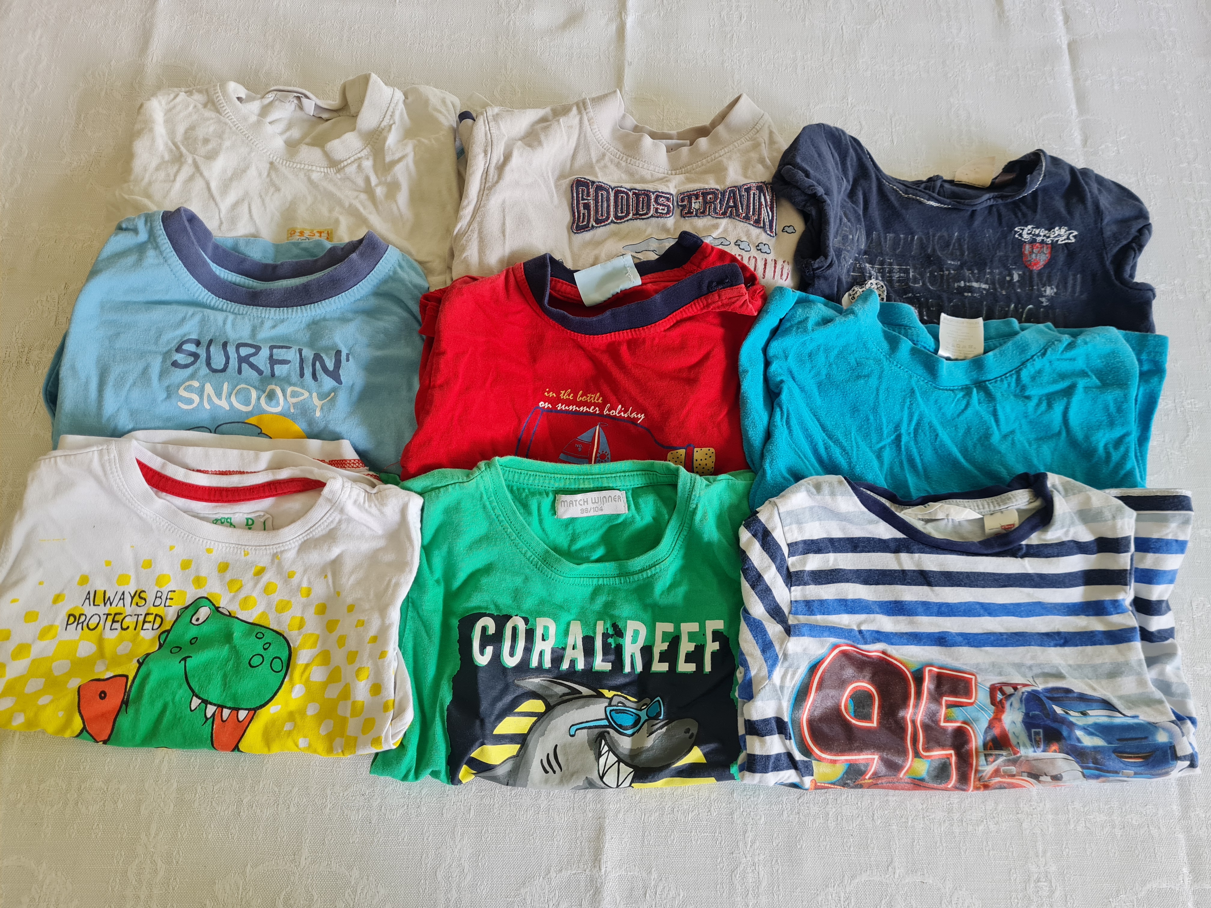 T-Shirt Set für Jungen, Gr. 98 und Gr. 98/104
