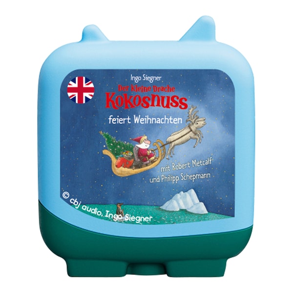 Tonies Clever Tonie Hörfigur Der kleine Drache Kokosnuss - Der kleine Drache Kokosnuss feiert Weihnachten / Englisch lernen mit dem kleinen Drachen Kokosnuss, Neuware