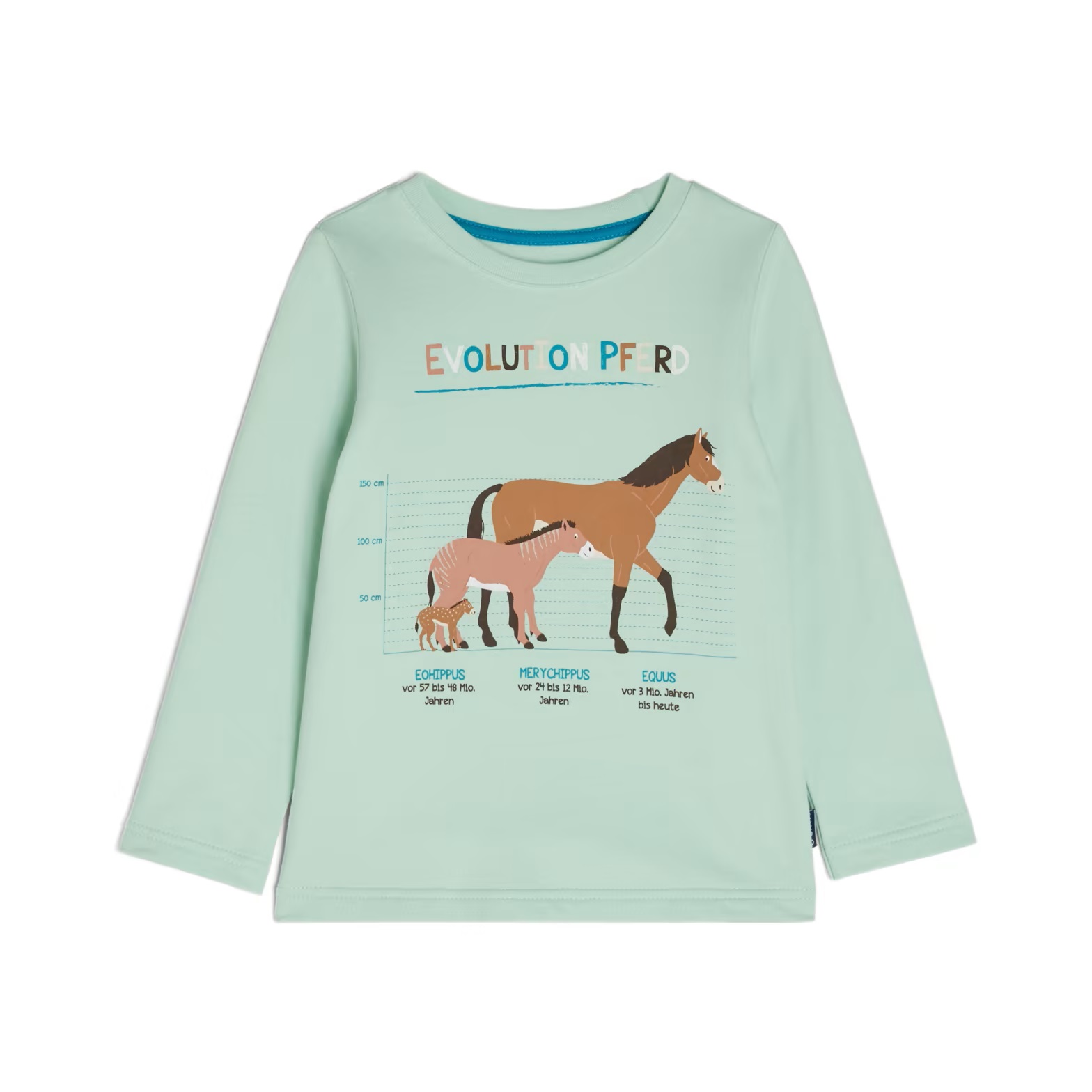 Jako-o Langarmshirt Lerneffekt, Pferd, Gr. 80/86, Neuware