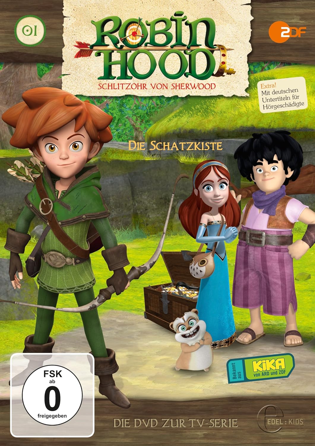 Robin Hood - Schlitzohr von Sherwood "Die Schatzkiste", Folge 1 - Die DVD zur TV-Serie, Neuware