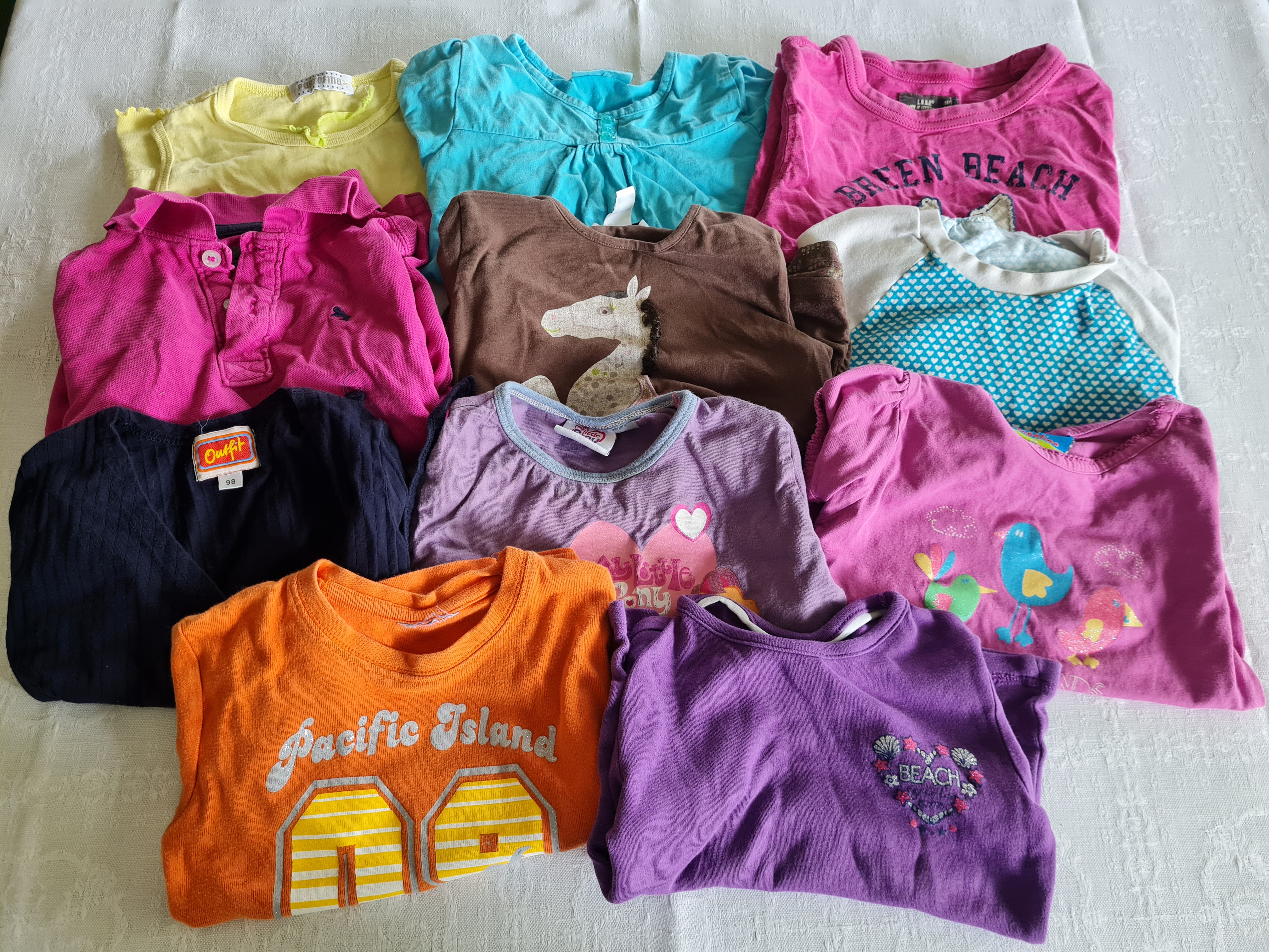 T-Shirt Set für Mädchen, Gr. 98 und Gr. 98/104