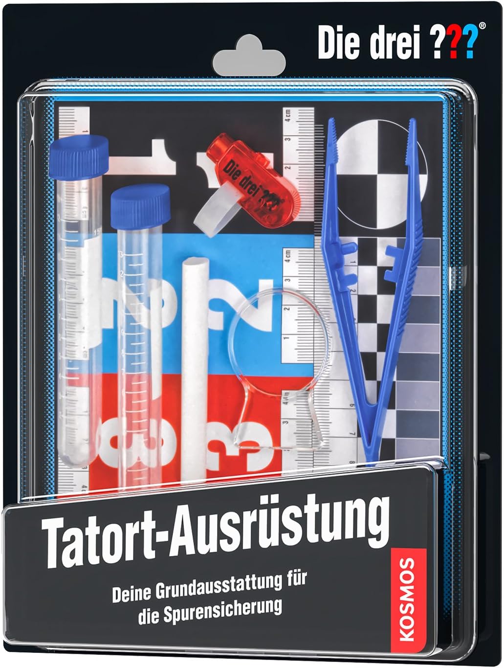 Die drei ??? Tatort-Ausrüstung von KOSMOS, Detektivspielzeug, Detektiv Ausrüstung, Detektiv Set, Neuware