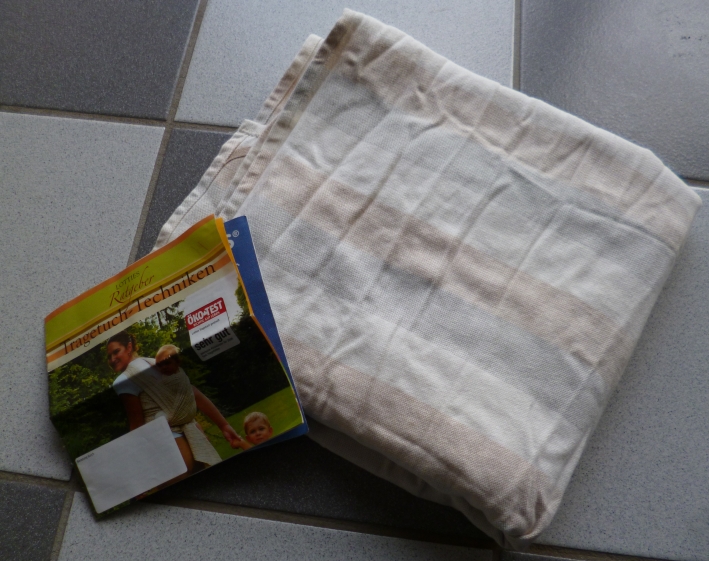 Lotties Tragetuch 420cm beige Streifen