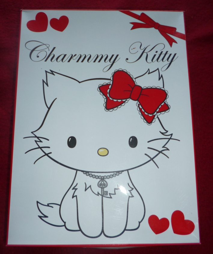 2-teiliges Set: Shirt u. Hose, Streifen u. Charmmy Kitty-Motiv rot u. weiß - Gr. 80, Neuware