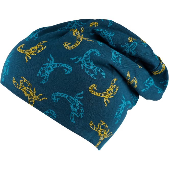 Jako-o Beanie, Alloverprint Motiv: Skorpion, Gr. 42/44, Neuware