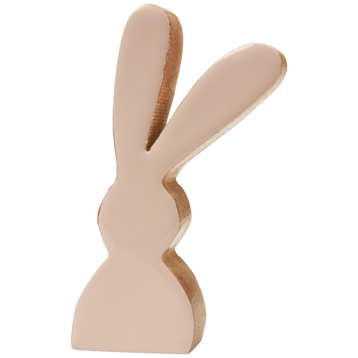Großer Deko-Hase aus Holz, Höhe: 12 cm, Neuware