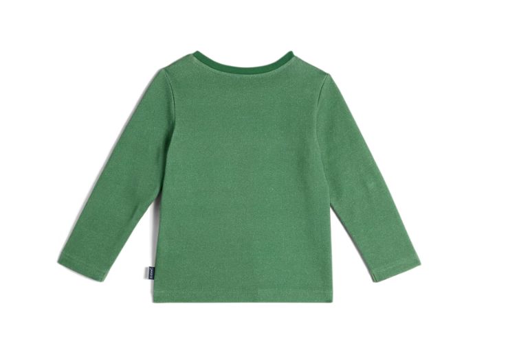 Jako-o Langarmshirt Fotodruck Bär, Gr. 80/86, bambusgrün, Neuware
