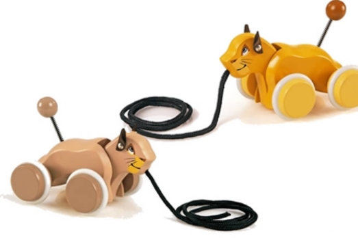 Brio Nachziehspielzeuge "König der Löwen" in gelb und braun, Neuware