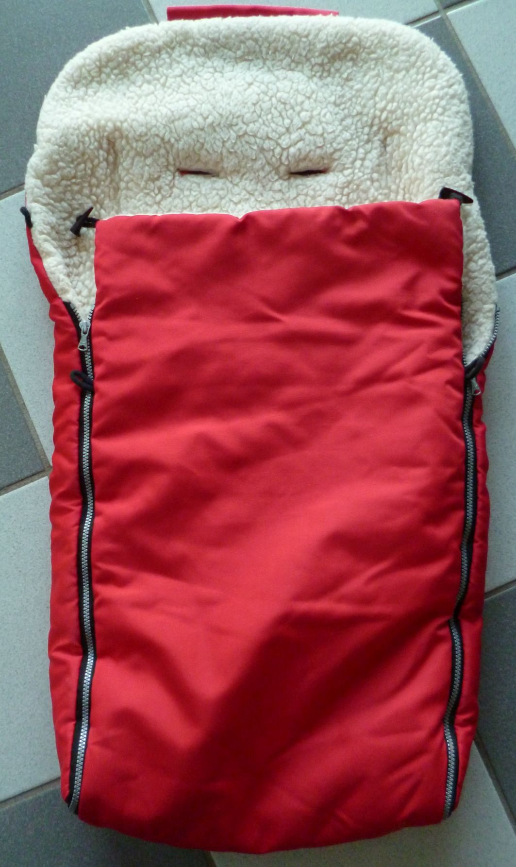 Warm gefütterter Fußsack 90cm