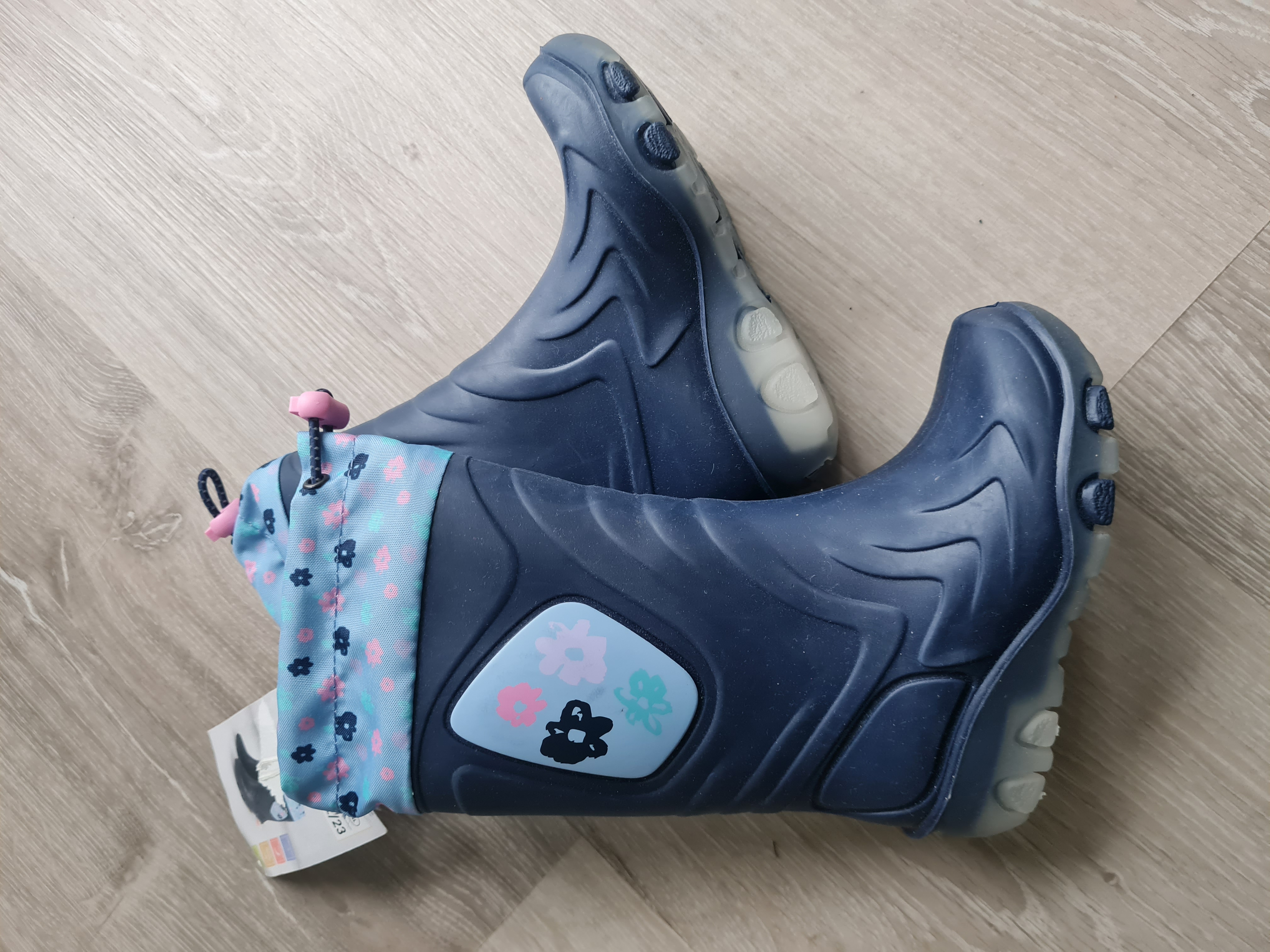 Regenstiefel mit Blinkfunktion Gr. 22/23, Neuware